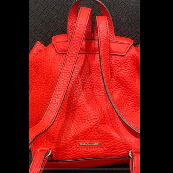“LIKE NEW” REBECCA MINKOFF BACKPACK (POPPY RED) - Picture 5 of 9